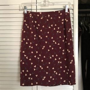 Reformation style 90s vintage mini skirt